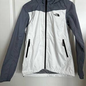 The North Face White and Gray lightweight Jacket